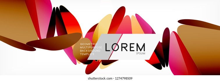 3d card on light backdrop. Abstract triangle pattern. Futuristic vector geometric background.