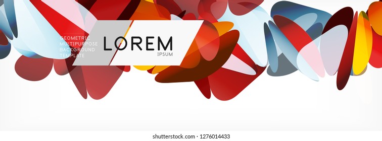 3d card on light backdrop. Abstract triangle pattern. Futuristic vector geometric background.