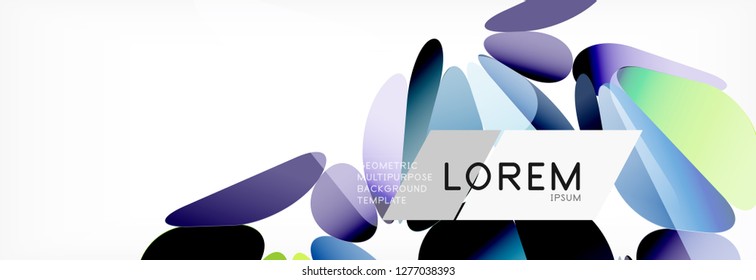 3d card on light backdrop. Abstract triangle pattern. Futuristic vector geometric background.