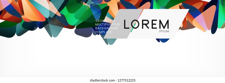 3d card on light backdrop. Abstract triangle pattern. Futuristic vector geometric background.