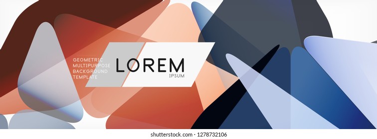 3d card on light backdrop. Abstract triangle pattern. Futuristic vector geometric background.