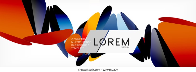 3d card on light backdrop. Abstract triangle pattern. Futuristic vector geometric background.