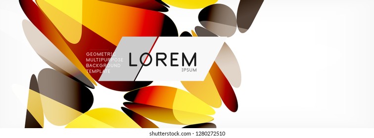 3d card on light backdrop. Abstract triangle pattern. Futuristic vector geometric background.