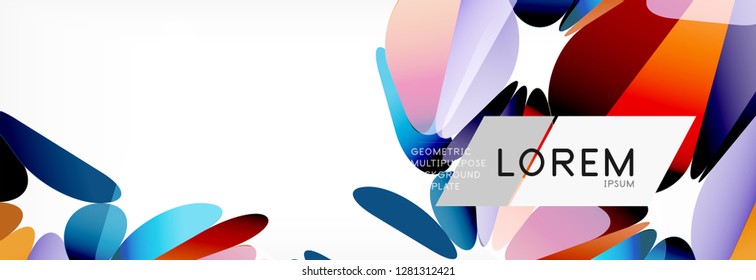 3d card on light backdrop. Abstract triangle pattern. Futuristic vector geometric background.