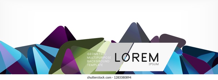 Tarjeta 3d sobre fondo de luz. Patrón triangular abstracto. Fondo geométrico vectorial futurista.