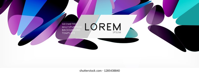 3d card on light backdrop. Abstract triangle pattern. Futuristic vector geometric background.