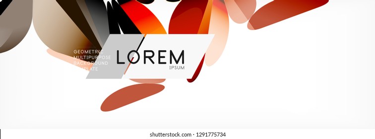 3d card on light backdrop. Abstract triangle pattern. Futuristic vector geometric background.