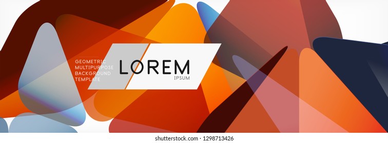 3d card on light backdrop. Abstract triangle pattern. Futuristic vector geometric background.