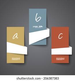  3d cards for diverse information text