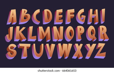 3D Cartoon Font