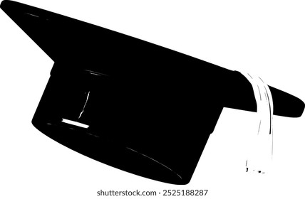 Gorra de graduación de dibujos animados 3D flotante