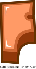 3D Cartoon Letter Alphabet Vector Element