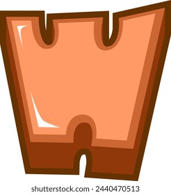 3D Cartoon Letter Alphabet Vector Element
