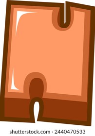 3D Cartoon Letter Alphabet Vector Element