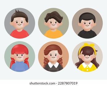 3d cartoon teamwork business people group. 3d vector cartoon people design. Business character teamwork.