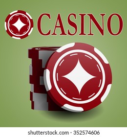 3d casino chips