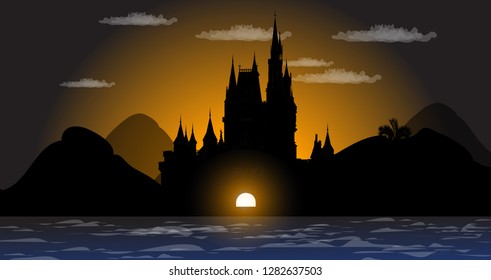 3D Castle Vector