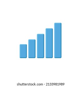 3d celluar network icon isolated on white background. web designing.
eps 10.