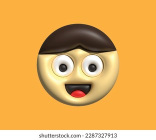 3D Character Boy Vector Art Design