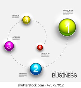 3d chart diagram business presentation. Realistic vector illustration design concept. Set of Infographic symbols elements graph bar