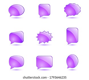 3d chat box vector illustration for massages,communication. 