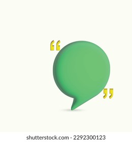 3D Chat Bubble, Messenger, Chat, Talk, Customer Support, Tele Calling Web 3d Icons, Abstract Vector Template