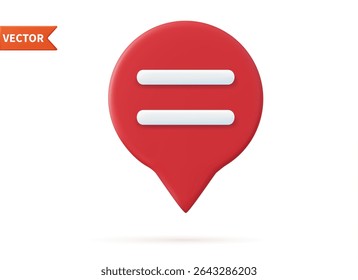 3d Chat bubble rendering. 3d speak bubble. Chatting box, message box. 3D Web. Social network communication concept. Vector illustration