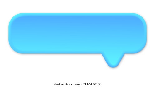 3d Chat bubble. Talk, dialogue, messenger or online support concept. concept. Vector illustration eps 10