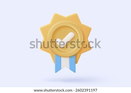 3d check mark sign icon on bubble. check list button best choice for right, success, tick, accept, agree on application. 3d choose correct icon vector with shadow render illustration