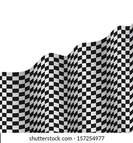 3d Checkered Flag Texture. 