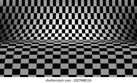 3D Checkered Texture Background Template. EPS10 Vector