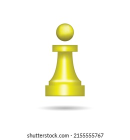 3D Chess icon vector modern style.