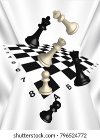 3D chess in space