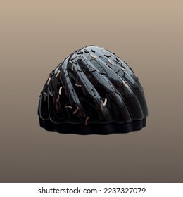 3D Chocolate Illustration. Suitable for any kind of business