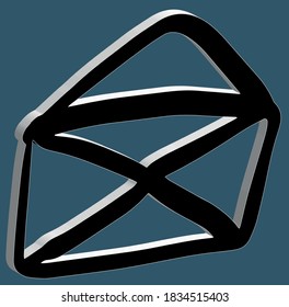 3.ª carta navideña para decoración, sitio web de diseño o afiches. Ilustración del vector