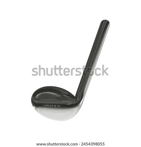 3d chrome note icon in y2k style isolated on white background. Vector illustration