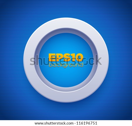 3 D Circle Frame Vector Illustration Stock Vector (Royalty ...