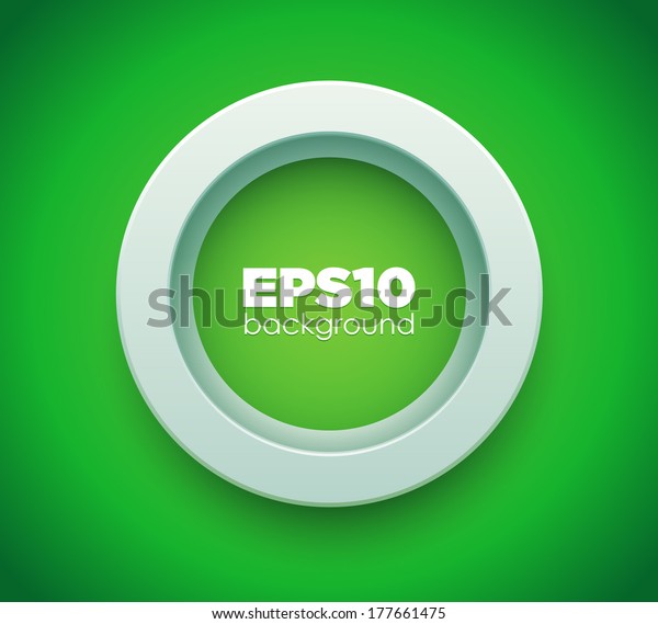 Download 3d Circle Frame Vector Illustration Stock Vector Royalty Free 177661475