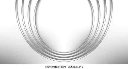 3d circle illustration. modern abstract background
