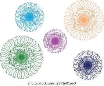 3D CIRCLE VECTOR DESIGN ART