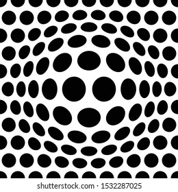 3D circular burst. Convex globe, sphere, orb distort. Inflate design pattern. Radiation, bulge, bloat effect. Radial, radiating warp. Bulb, relief protuberant graphics. Abstract dilate, curve texture