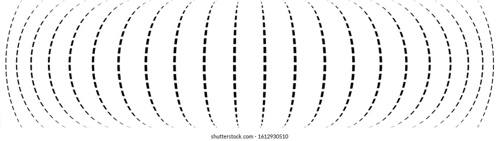 3D circular burst. Convex globe, sphere, orb distort. Inflate design pattern. Radiation, bulge, bloat effect. Radial, radiating warp. Bulb, relief protuberant graphics. Abstract dilate, curve texture
