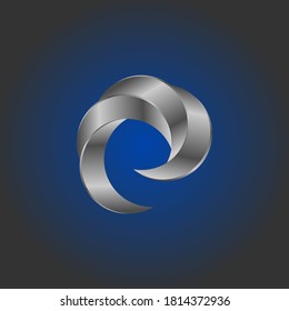 3D Claw Logo Vector Image