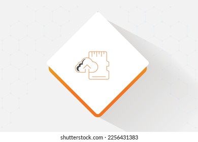 3D Cloud Integration Services Solutions icon neon sign