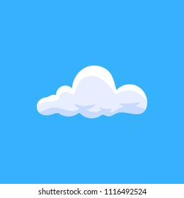 3d clouds flat illustration. Element of book icon for mobile concept and web apps. Colored 3d clouds flat illustration icon can be used for web and mobile. Premium icon on blue background