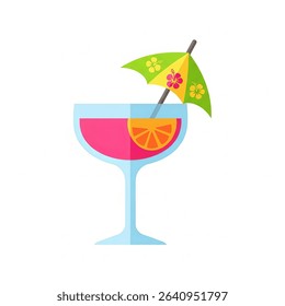3d cocktail icon perfect for summer vibes