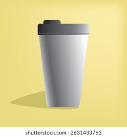3d Coffee tumbler mockup design