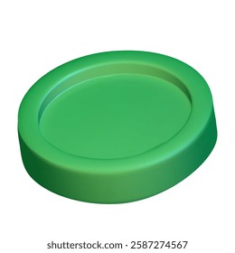 3d coin icon. Vector illustration	