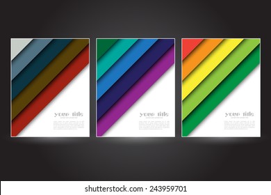3d color banner design