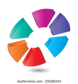 3d color logo